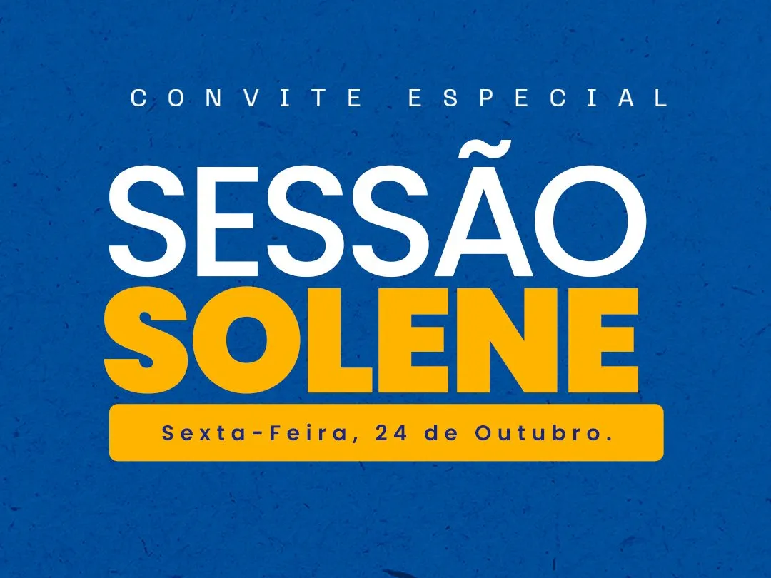Convite – Sessão Solene
